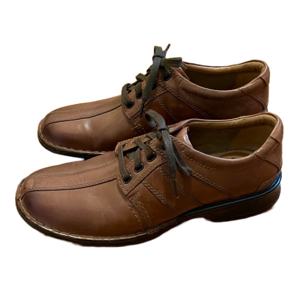 Clarks Brown Leather Shoes
